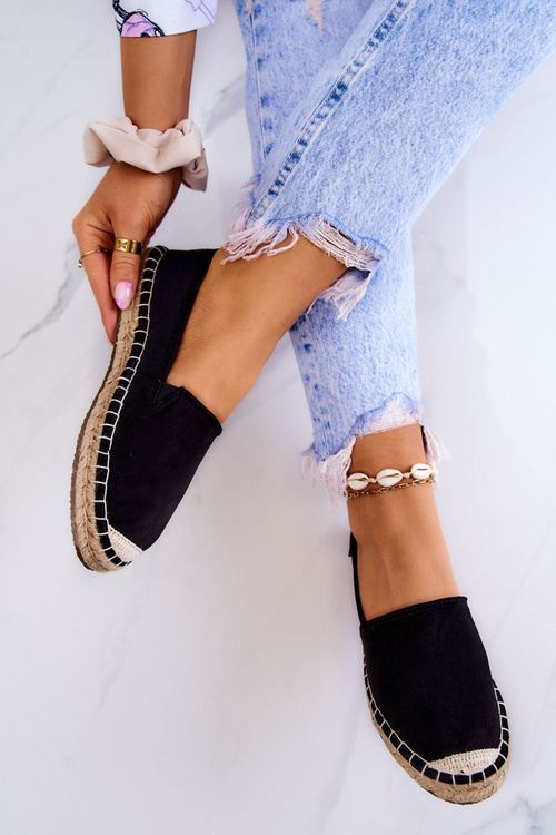 Dámské klasické espadrilky Big Star JJ274952 Černá