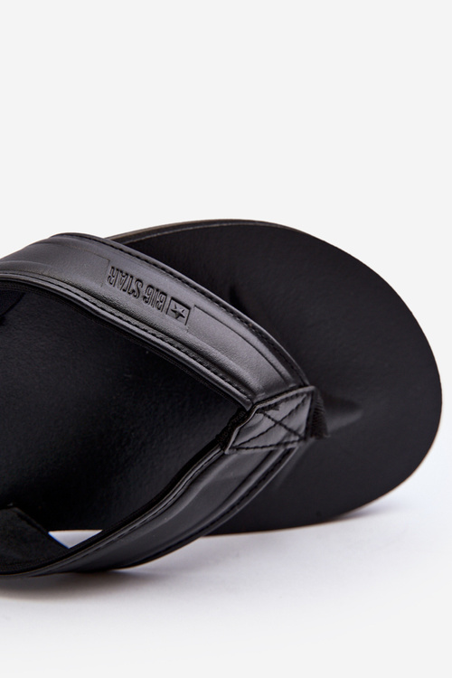 Pánske žabky Big Star LL174605 Čierne