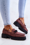 Laer Suede Shoes La.fi Brown Sapphira