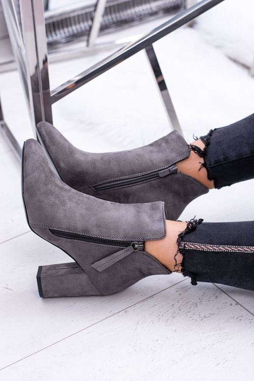 Dámske šedé topánky na egida Suede Post