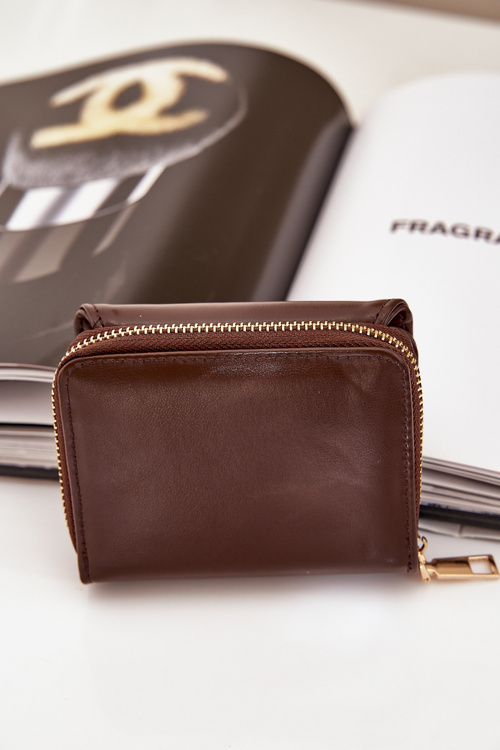Dámska Peňaženka Z Eko Kože Čokoládová Congaia