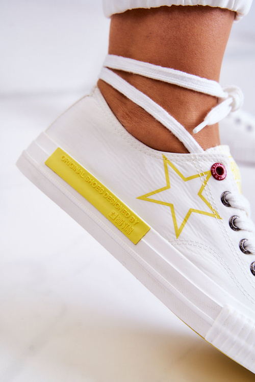 Dámské nízké tenisky BIG STAR JJ274384 Bílé