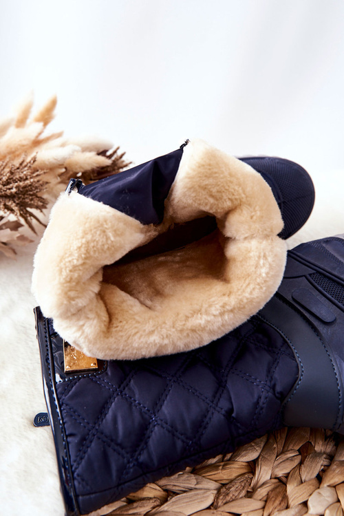 Détské Sněhule Teplé Námořnická modř Mussi