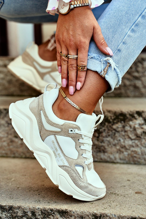 Dámská Sportovní Obuv Sneakers Big Star GG274657 Bílé