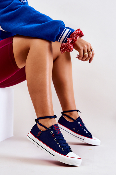 Dámska veľká hviezda JJ274121 Navy Blue tenisky