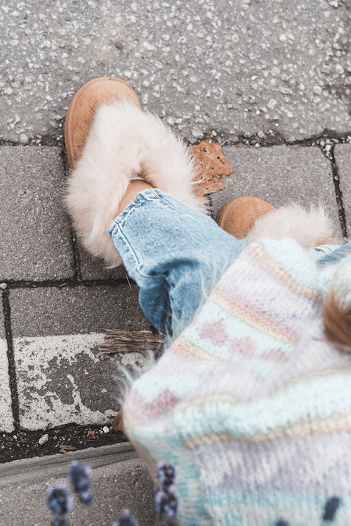 Detské topánky Snehové topánky s jasnou hnedou kožušinou Ariana