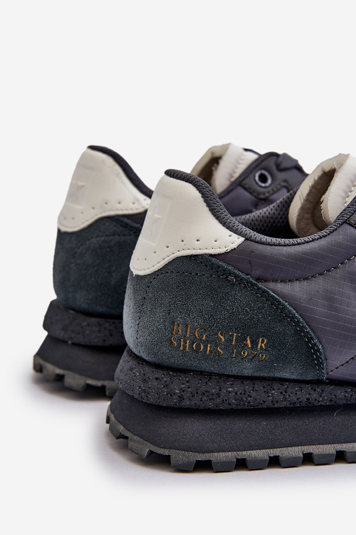 Pánské tenisky s pamětí Memory Foam System Big Star NN174326 tmavě modré