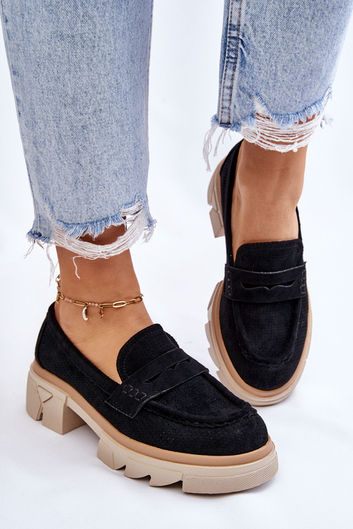 Dámske ploché mokaséry žien