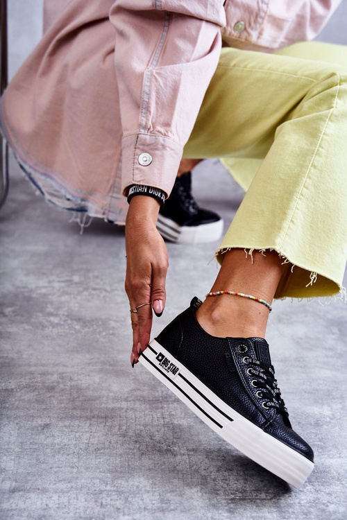 Nízké dámské tenisky Big Star KK274015 Černá