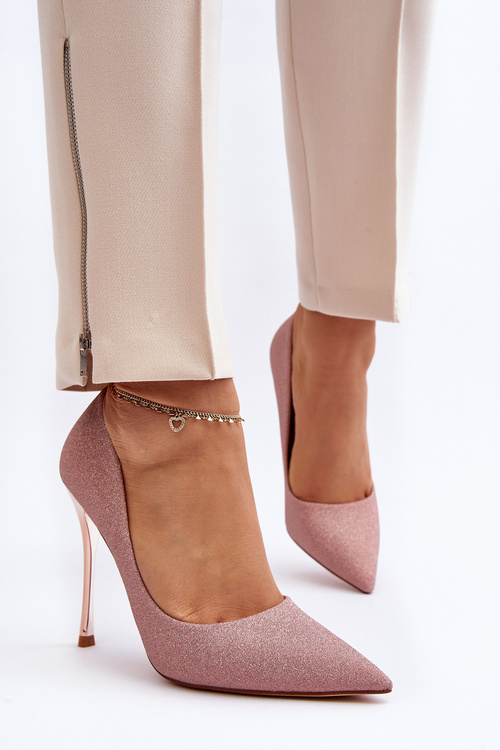 Flitrové špilky Champagne Tiberona