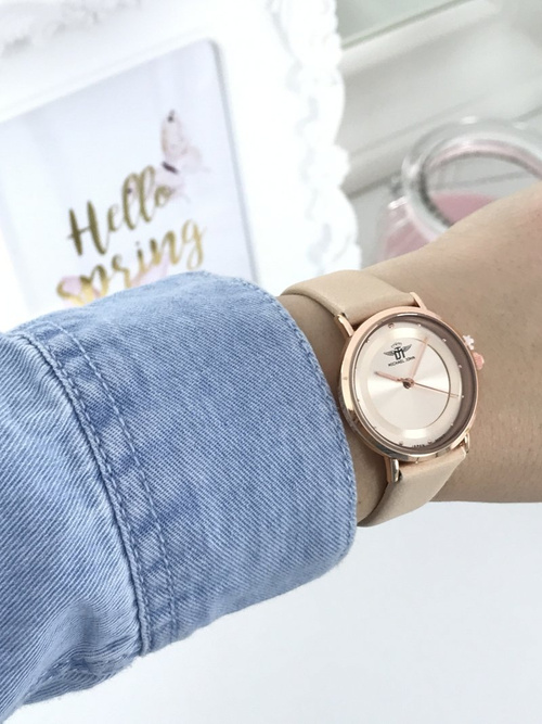 Dámske hodinky Michael John Paule Beige