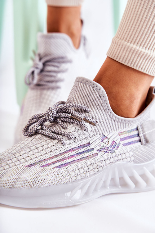 Dámská sportovní obuv, nazouvací šedá Rokko