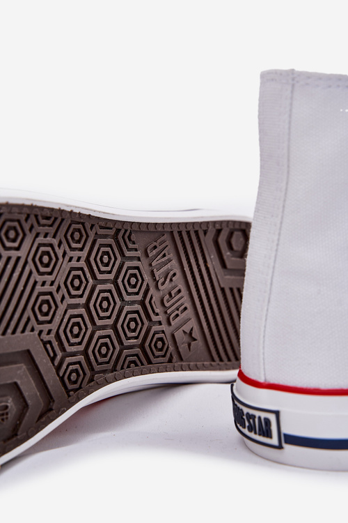 Pánske Textilné Tenisky Big Star NN174305 HI-POLY SYSTEM Biele