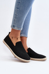 Čierne dámske slip-on espadrily Harmonie