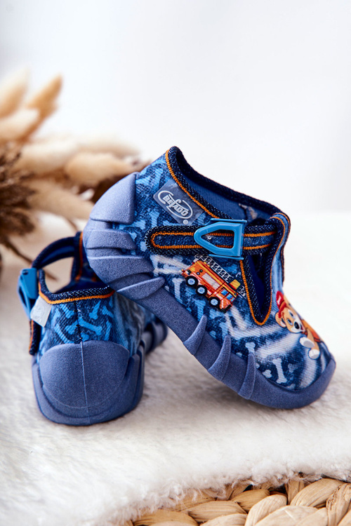 Befado Papci topánky Pes and Guard 110354 Blue