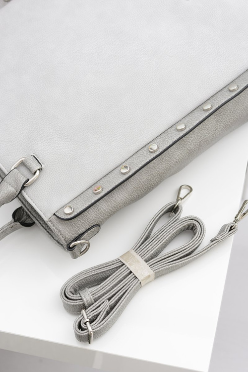 Monnari Grey Classic Bag With Rivets