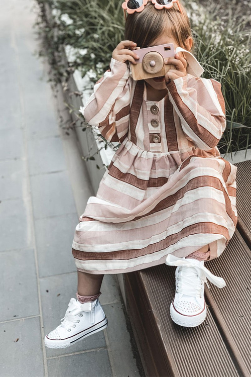 Dětské Tenisky Se Zirkony Bílé Smile