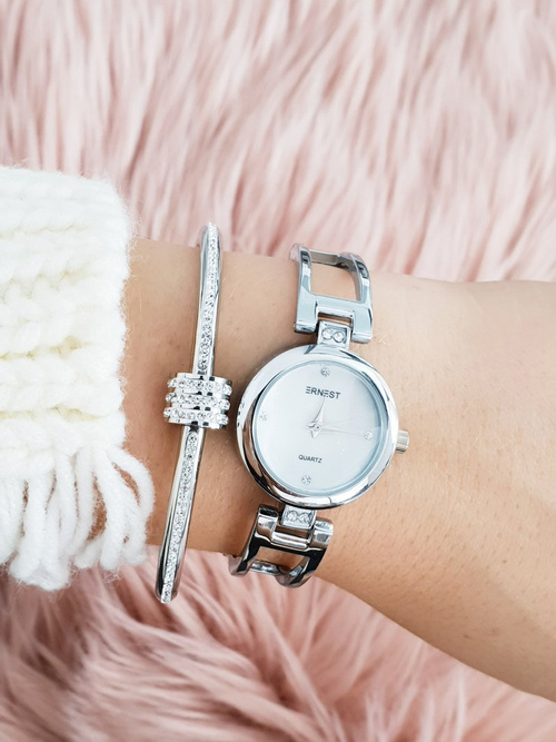 Ernest dámské hodinky stříbrné Claus