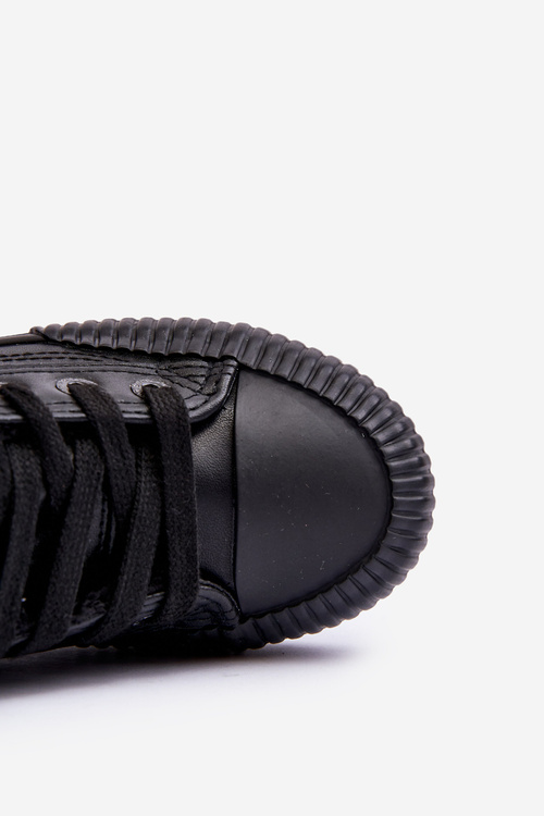 Ocieplené Dětské Boty na Zip Big Star MM374014 Černé