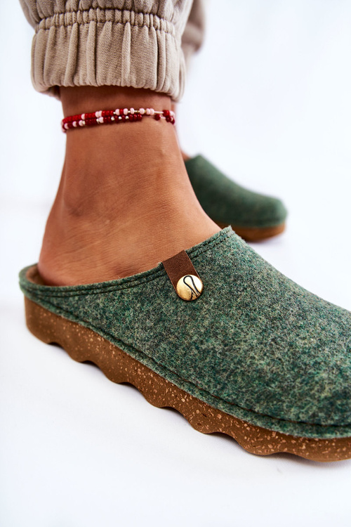 Domácí pantofle Profylaktické pantofle Inblu DK-08-007 Zelené