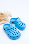 Penové detské Crocs Light Blue Percy