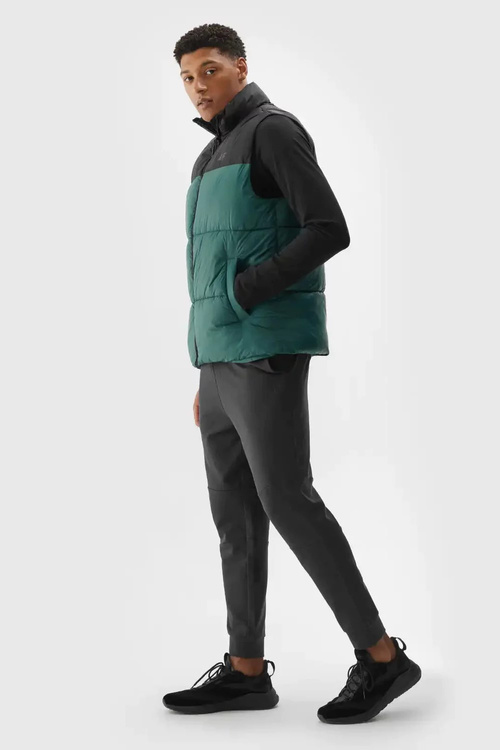 Pánský Péřový Bezrukávník 4F Zelená 4FWAW24TVJAM147-40S