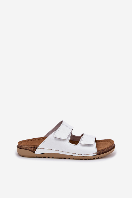 Dámské Kožené Sandály Inblu Bílé AA0005GU