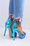 Dámske sandále na PIN platforme Blue Shakeit