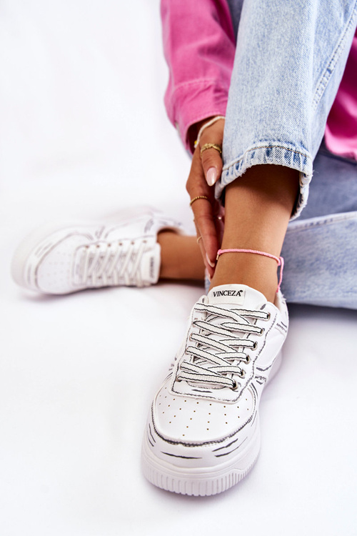 Dámské nízké sportovní boty Bíle Solveig