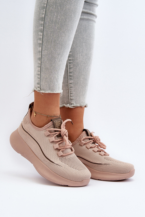 Dámske športové topánky Big Star NN274664 Nude