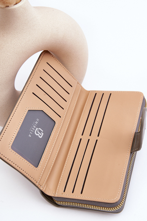 Veľká dámska peňaženka sivá sopheia