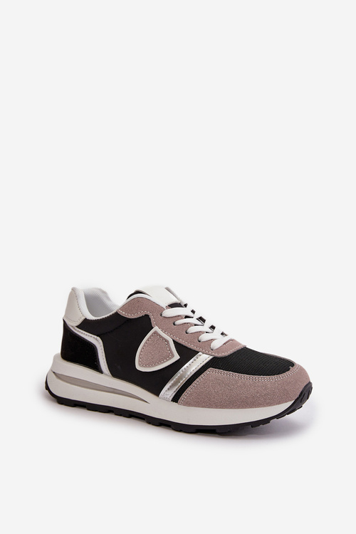 Dámské Tenisky S Leskem Černé Velaniela