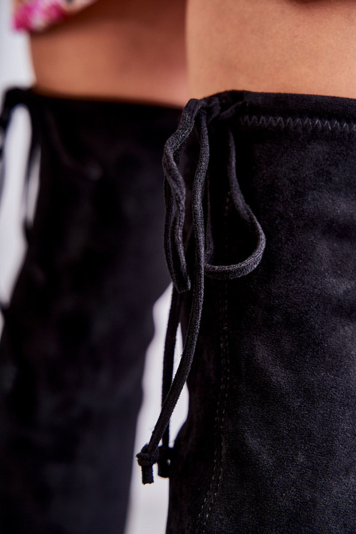 Klasické semišové topánky čierna Clarissa