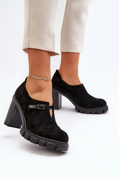 Dámské lodičky na vysokém podpatku Černé Tauina