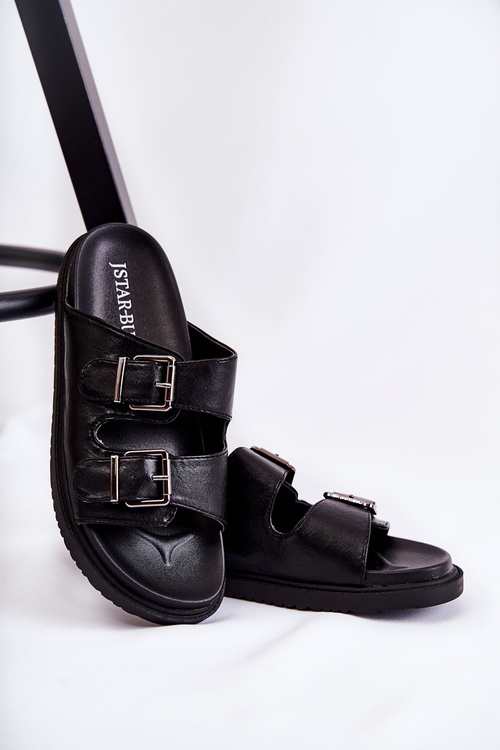 Klasické dámské pantofle Černá Weston