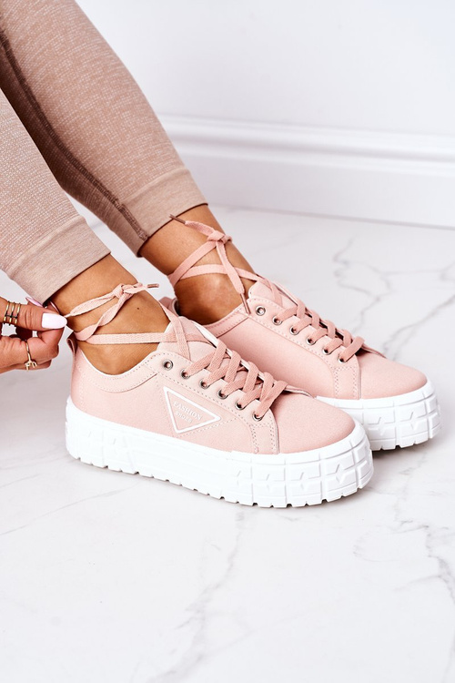 Ženské ružové tenisky na životné životy v meste