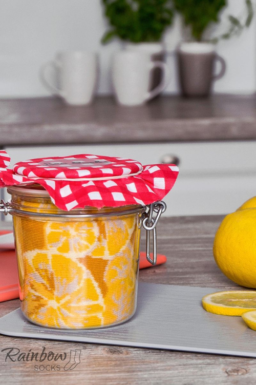 Duhové Ponožky Borůvky Citrony Mrkev Hrášek 2 Párů