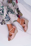 Dámske sandále na Espadril Pink Margus