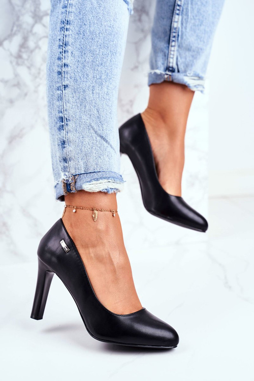 Dámske čerpadlá čierne matné Sergio Leone na Campbell Post