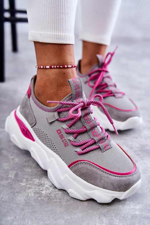 Dámske tenisky pamäťové penové systém Big Star KK274030 Gray