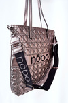 Kabelka Shopper NOBO L0820 Stříbrná