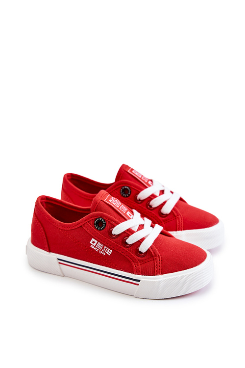 Baby Low tenisky veľká hviezda jj374172 červená