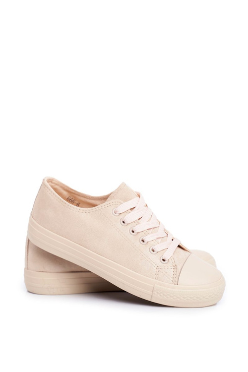 Dámské Tenisky Ekologické Semišové Béžové El Paso