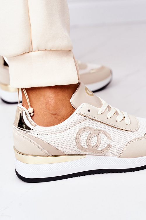 Dámská Sportovní Obuv Sneakersy Béžové Under Control