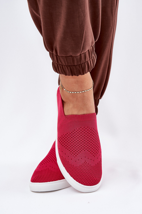 Dámske Slip-on Tenisky Big Star FF274A605 Fuksia