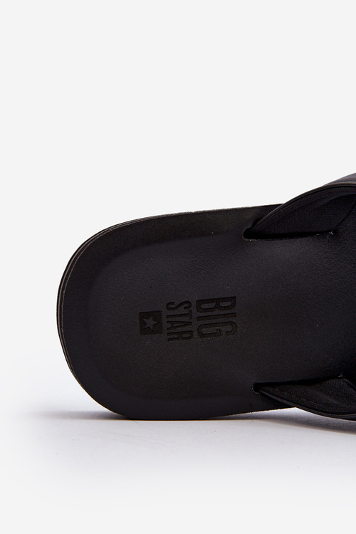 Pánske žabky Big Star LL174605 Čierne