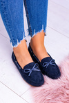 Comfort Gucio Navy Blue Moccasins