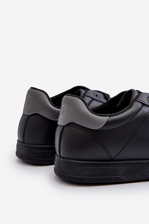 Nízké pánské tenisky z ekologické kůže Big Star NN174284 černé