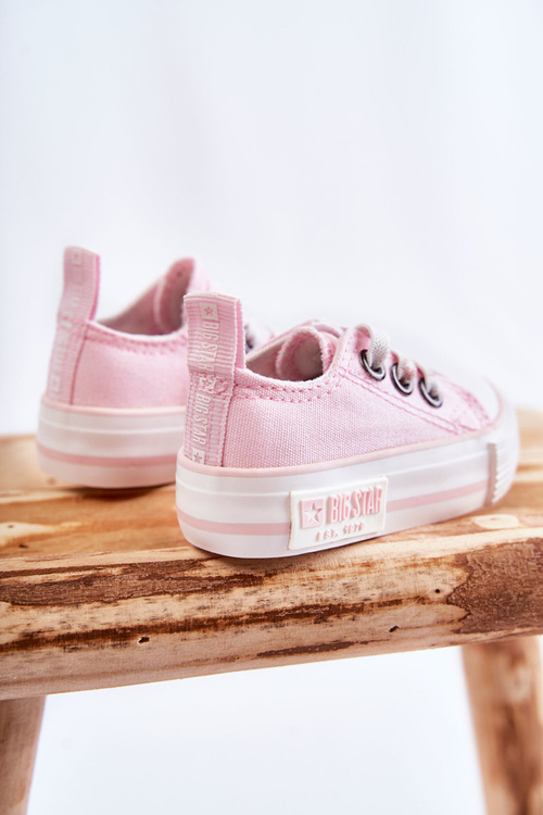 Veľká hviezda KK374052 Ružové detské materiály tenisky