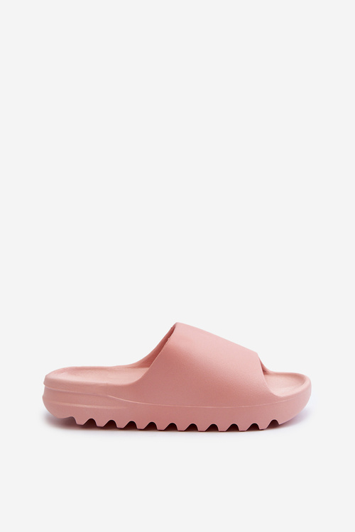 Módne sandále na platforme ružové Estella